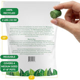 Houseplant Smart Gravel – Improve Drainage, Prevent Overwatering & Root Rot, Support Strong Roots | Eco-Friendly & Reusable Drainage Rocks for Potted Plants | Sustainably Recycled Ocean Plastic | 32oz