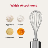 KitchenAid Go Cordless Hand Blender with Accessories - battery sold separately, KHBRV05, Porcelain White