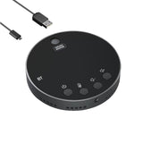 AiooTisu Bluetooth Conference Speaker and Microphone, Bluetooth Speakerphone for Small Meeting Room，Wireless Conference Speaker 360°Voice Pick up with Noise Cancellation Mics for Computer/Laptop