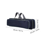 Portable Waterproof Fishing Rod Case Carrier with Reel Storage - Travel Tackle Bag Backpack with Adjustable Strap