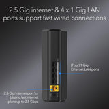 Nighthawk Dual-Band WiFi 7 Router (RS100) – Router Only, BE3600 Wireless Speed (up to 3.6 Gbps) - Covers up to 2,000 sq. ft