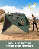 FanttikOutdoor Alpha C4 Ultra Camping Tent & FanttikOutdoor Beta C6 Apex SUV Tent