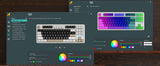 MAMBASNAKE X Attack Shark X87 Wireless Mechanical Keyboard, Hot Swappable