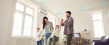 Herdio 6.5" Ceiling Speakers  640 W 2 Way Flush Mount Passive Perfect For Office Kitchen Living Room