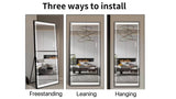 LED Full Length Mirror with Lights for Bedroom Dressing, Large Lighted