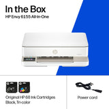 HP Envy 6155 Wireless All-in-One Color Inkjet Printer, Print, Scan, Copy, Duplex Printing Best-for-Home