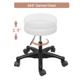 LOUVIXA Tattoo Chair, Adjustable Facial Chair 73 Inch Salon Bed with Hydraulic Stool for Professional Massage Beauty Spa (White)