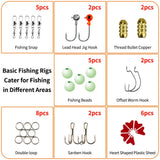 GOANDO Fishing Lures Kit for Freshwater Bait Tackle Kit for Bass Trout Salmon Fishing Accessories Tackle Box Including Spoon Lures Soft Plastic Worms Fishing Gifts