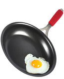 Agerma 10-Inch Nonstick Frying Pan, Tri-Ply Stainless Steel Skillet with Reinforced Coating, Detachable Handle with Silicone Sleeve, Dishwasher and Oven Safe, Induction Compatible,Woks & Stir-Fry Pans