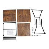 Printer Stand with Wheels, 3-Tier, 23.6-Inch Square Top