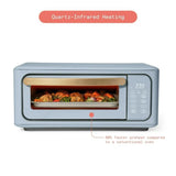 Air Fryer Toaster Oven 15L, 9-Slice Infrared Convection Countertop Oven, 10-in-1 Air Fry, Toast, Bake & Broil, Stainless Steel Design