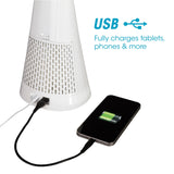 OttLite® Wellness Series SanitizingPro LED Desk Lamp And UV Air Purifier, 25"H, White OttLite