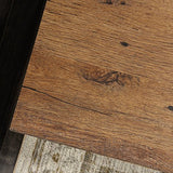 Sauder Palladia Executive Desk, 29.5"D x 65.1"W x 29.61"H, Vintage Oak finish