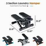 NEWBULIG Mini Stepper for Exercise at Home Stair Step Machine for Indoor Fitness Portable Home Gym Stepper for Full Body Workout 300lb Weight Capacity
