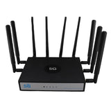 Dual Band WiFi 6 CPE Router, 5G NR SA NSA Cellular Wireless Router with SIM Card Slot, 4.67Gbps, WAN LAN Port, 4x4 MU MIMO OFDMA, for Home and Office