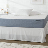 Amazon Basics Gel Memory Foam Mattress, Firm, Cooling, King Size Mattress, CertiPUR-US® Certified Foam, 80 x 76 x 10 inches, White/Gray