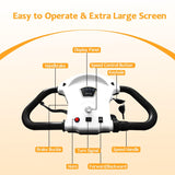 Electric Golf Cart Passenger Cruiser, with Extra Large Capacity Storage Trunk, 50-Mile Range (Yellow-800W60V30AH-Lithium)
