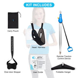 Cervical Neck Traction Device for Home Use, Portable Neck Stretcher Hammock Over Door for Neck Pain Relief, Neck Sling for Spine Decompression