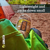 Klymit Insulated Static V Luxe SL Inflatable Sleeping Pad for Camping, Lightweight Hiking and Backpacking Air Bed for Cold Weather, 3.5 Inch Thick