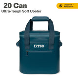 RTIC Ultra-Tough Soft Cooler 20 Can, Insulated Bag Portable Ice Chest Box for Lunch, Beach, Drink, Beverage, Travel, Camping, Picnic, Car, Trips, Floating Cooler Leak-Proof with Zipper, Marine