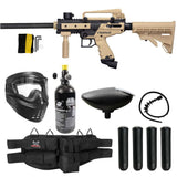 Maddog Tippmann Cronus Tactical Paintball Gun Marker Silver HPA Package
