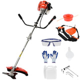 2 in 1 Gas Weed Wacker, 52cc 2-Cycle Gas Weed Eater, Grass Trimmer 8500rpm High Power Gas String Trimmer
