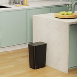 3 Pack 10 Liter Small Trash Can with lid, 2.6 Gallon,Garbage Can Slim Trash Bin Waste Basket for Bathroom