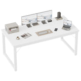 Mericonia 54 Inch Computer Desk, 1" Thick Heavy Duty Industrial Office Desk