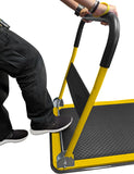 Heavy Duty Foldable Push Cart Dolly | 330 lbs. Capacity | Upgraded Collapsible Hand Truck Folding Platform with Swivel Wheels