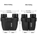 Occer 12x25 Compact Binoculars for Adults and Kids, Large Eyepiece Waterproof Binocular with Low Light Vision,High Powered Easy Focus Binoculars for Bird Watching,Outdoor Hunting,Travel,Sightseeing occer