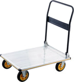Platform Truck Flat Moving Cart Hand Trucks Steel Push Dolly,Platform Truck Push Cart Folding Platform Truck Aluminum Alloy Hand Cart with Wheels