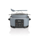 8.5 Quart Multi-Cooker, with 8-in-1 Slow Cooker, Dutch Oven, Steamer, Glass Lid Integrated Spoon, Nonstick Ninja