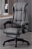 High-Back Leather Ergonomic Desk Chair, Lumbar(B 20x18x20 in)