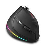 Karlak Vertical Ergonomic Mouse Wireless Vertical Mouse (Black)