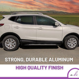ERKUL Set of Roof Side Rails Rack + Cross Bars for Mitsubishi Outlander Sport ASX 2011-2026 | Complete Roof Rack System | Rooftop Luggage Carrier, Kayak, Canoe, Ski | Designed for Bare Roofs | Silver