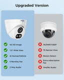 Hiseeu 12MP NVR Security Camera System, 16 Pcs 4K 8MP IP Cameras