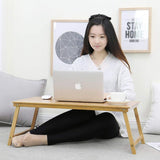 Laptop Bed Table Lap Desk, Portable Tray for Couch and Sofa, Breakfast Dining