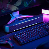 XDSRFVUY Computer Speakers PC RGB Gaming Sound Bar Portable Speaker for Desktop Monitor Laptop