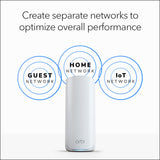 NETGEAR Orbi 770 Series Tri-Band WiFi 7 Mesh Network System (RBE773) - Router + 2 Satellite Extenders, Security Features, Up to 11Gbps, Covers up to 8,000 sq. ft., 100 Devices, 2.5 Gig Internet Port
