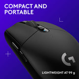 Logitech G305 Lightspeed Wireless Gaming Mouse, Hero Sensor, 12,000 DPI, Lightweight, 6 Programmable Buttons