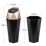 OUDEW Car Trash Can with Lid - 2-Pack, Interior Accessories for Vehicles, Leakproof Garbage Can with 30 Detachable Trash Bags, Multipurpose Organizers