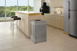Rubbermaid Commercial Products Silhouette Trash Can, Silver, 20-Gallon