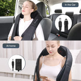 Neck Massager with Heat, Shiatsu Massager for Neck, Back, Shoulder, Foot and Leg, Deep Tissue 3D iKristin