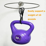 Pmsanzay Wall Mounted Half Ball Balance Trainer Holder, Sturdy Stainless Steel Balance Trainer Storage Rack, Half Yoga Exercise Ball Display Holder for Home Gym,Studios - No Balance Trainer Pmsanzay
