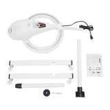 Salon Hair Dryer 360° Rotation Stand Hair Dryer Professional Orbiting Hair Processor with Rolling Base Drying Perming Machine for Salon Spa and Home Hair Care 950w 110v (White)