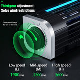 QERTYHJK Laptop Cooler Gaming Notebook Cooling Pad Stand RGB LED Adjustable