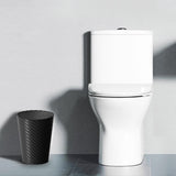 Lysam Bathroom Trash Can 8 Pack, 1.8 Gallon Small Trash Can with Trash Bags