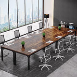 Tribesigns 78.74-Inch Conference Table Set,13FT Conference Room Table, Large Rectangle Meeting Seminar Tables