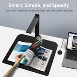 QERTYHJK Book Document Scanner High Definition 16MP Portable TeacherCapture Size A3 Multi-Language
