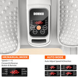 Under Desk Elliptical Machine, Electric Ellipse Leg Exerciser While Sitting for Seniors Adults, Quiet & Portable Electric Seated Pedal Exerciser with Remote Control, 15 Adjustable Speeds, Manual &Auto DOMNIU